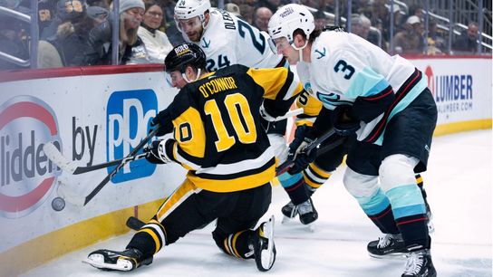 O'Connor's offensive game reaching new heights, scores game-winner vs. Kraken taken at PPG Paints Arena (Penguins)